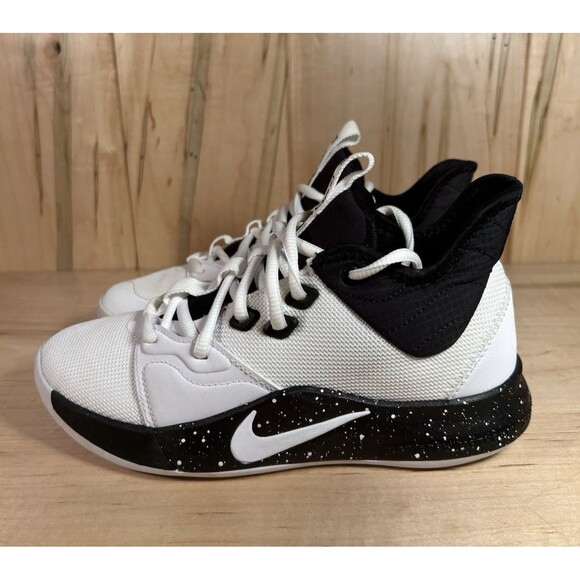 Nike PG 3 TB 'White' White/Black CN9512-108 Sz 4.5 - Picture 1 of 7